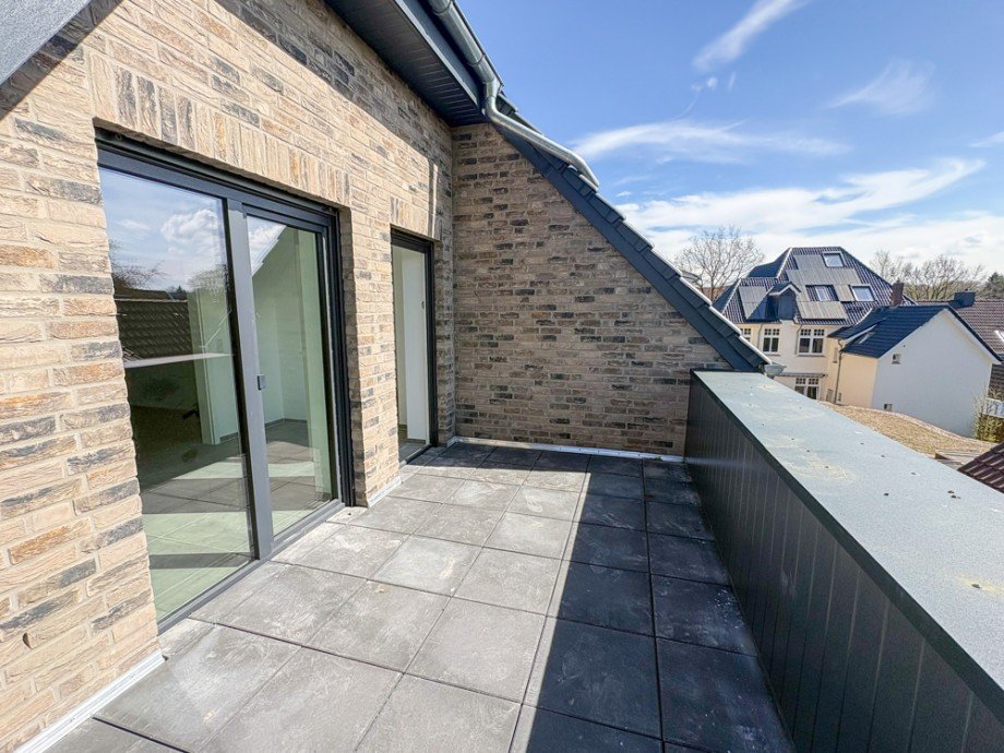 Balkon Dachgeschosswohnung Oldenburg