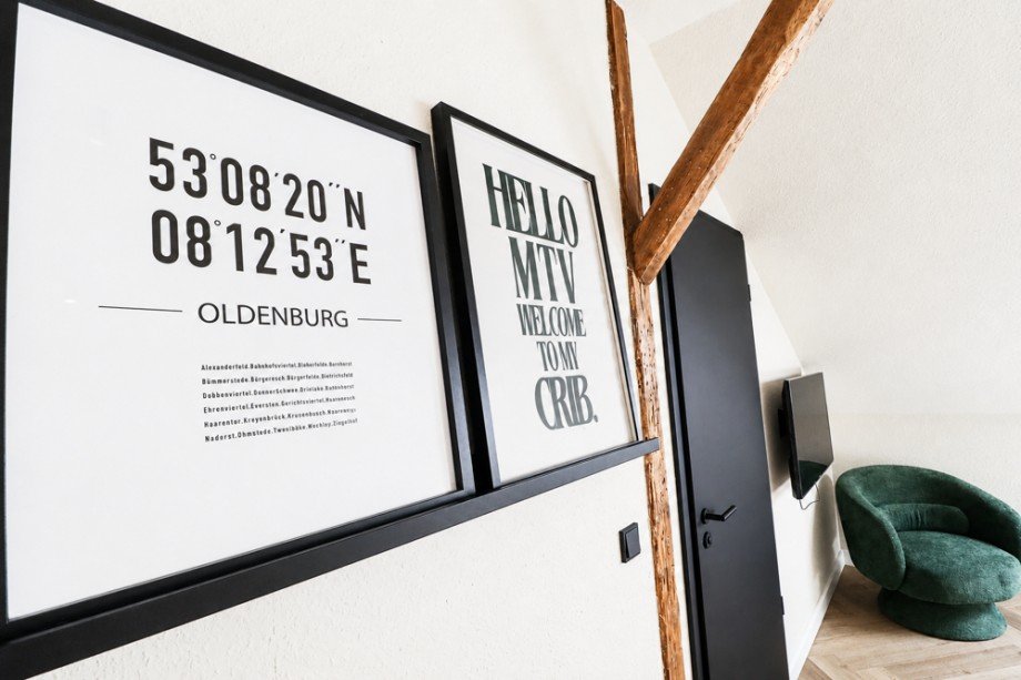 Schlafbereich Dachgeschosswohnung Oldenburg