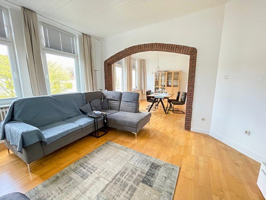 Wohn- und Essbereich Etagenwohnung Wilhelmshaven