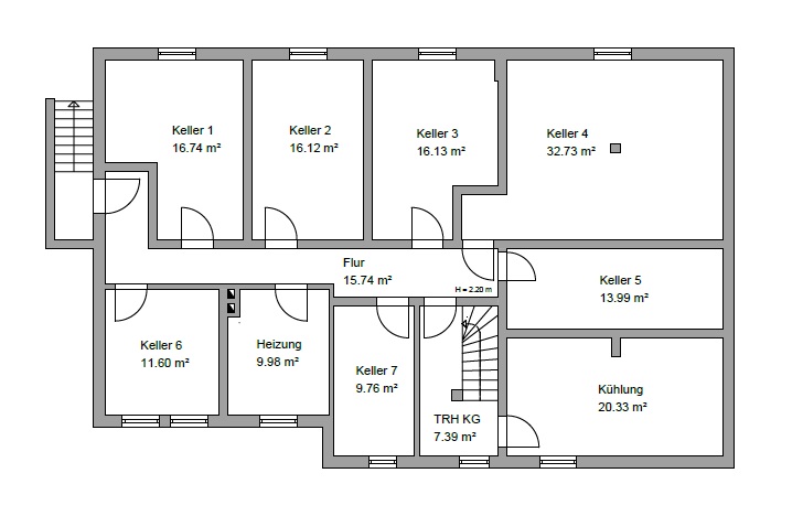 Grundriss_Kellergeschoss Haus Oldenburg