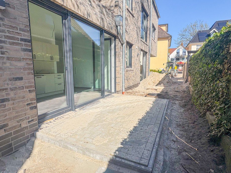 Terasse K�che Erdgeschosswohnung Oldenburg