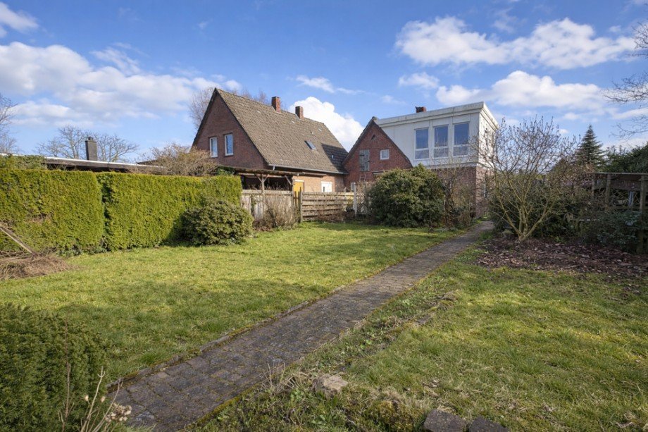 Garten Doppelhaush�lfte Bad Zwischenahn