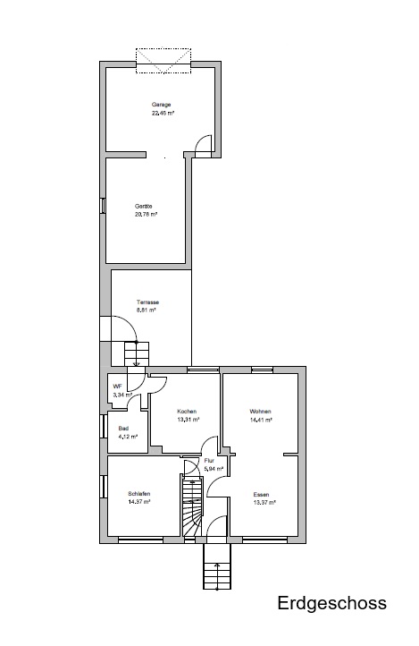 Grundriss EG Einfamilienhaus Barnstorf