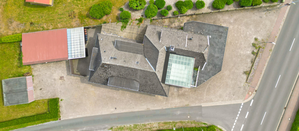 Vogelperspektive Haus Apen / Godensholt
