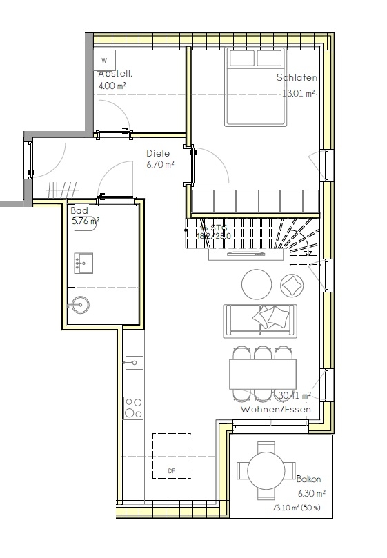 Grundriss_WHG 6 Etagenwohnung Varel