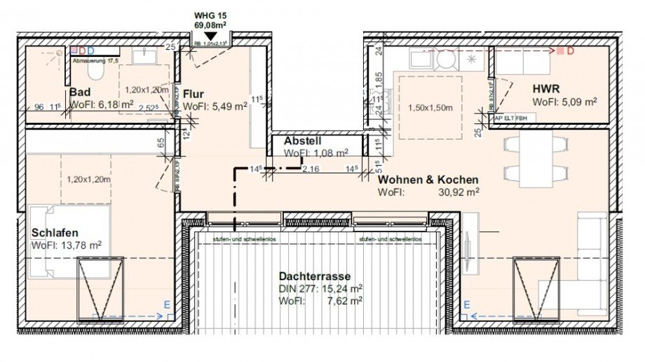 Wohnung 15 Dachgeschosswohnung Brake