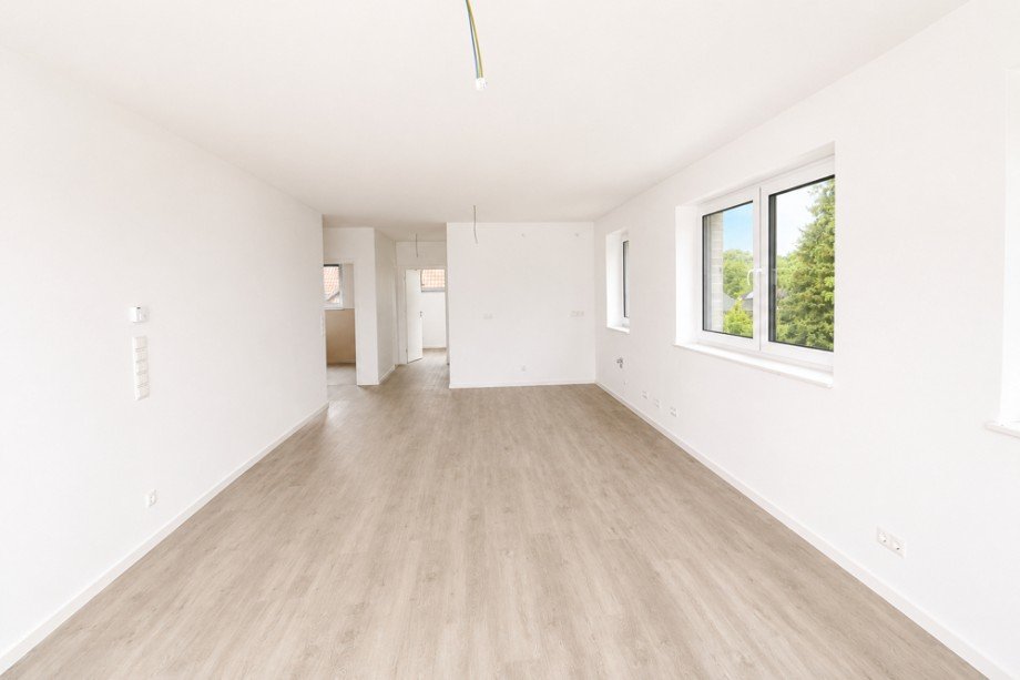 Wohn- und Essbereich Etagenwohnung Schortens