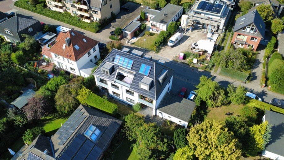 Au�enansicht_Vogelperspektive Mehrfamilienhaus Oldenburg