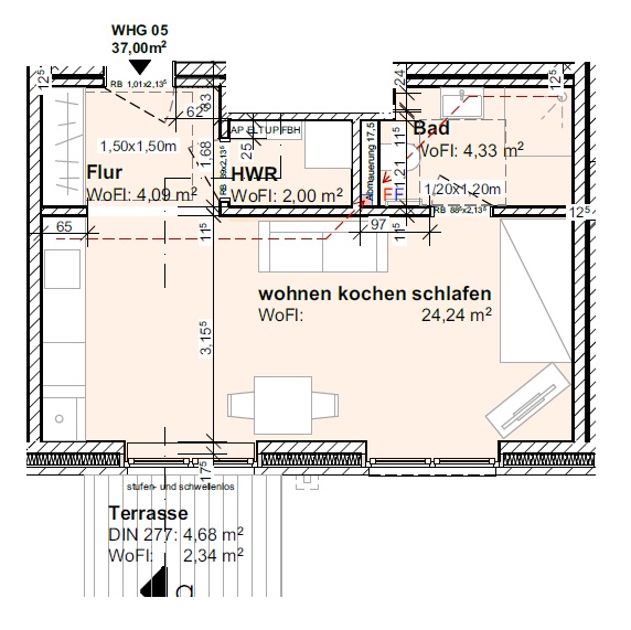 Wohnung 5 Erdgeschosswohnung Brake