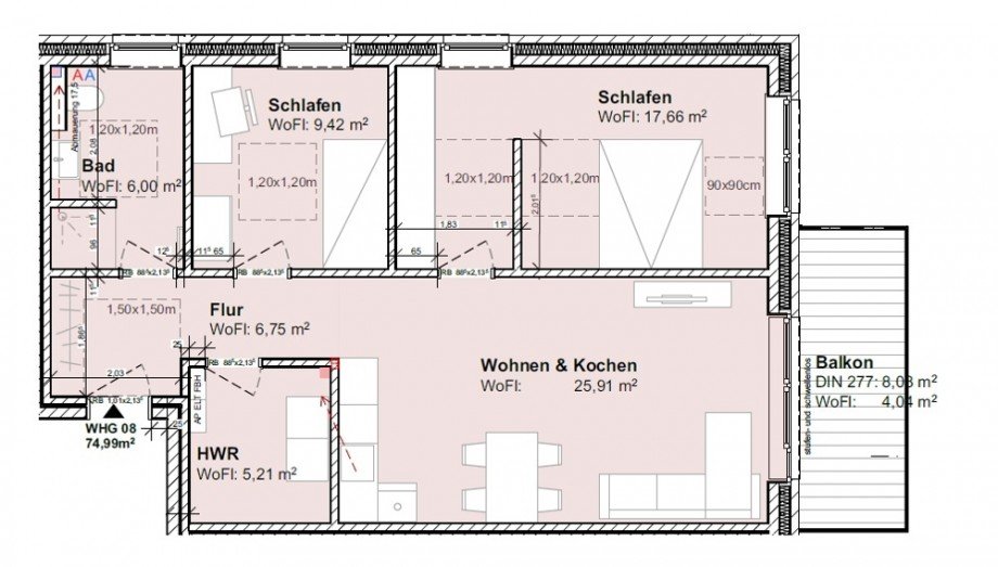 Wohnung 8 Etagenwohnung Brake