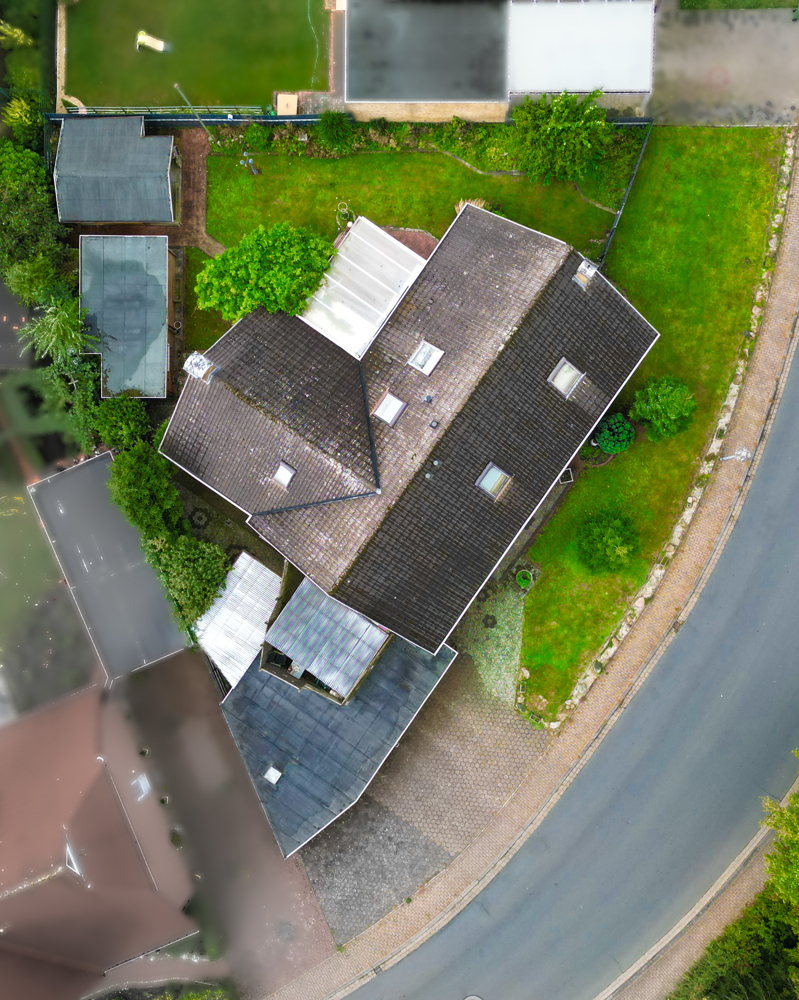 Vogelperspektive Einfamilienhaus Oldenburg