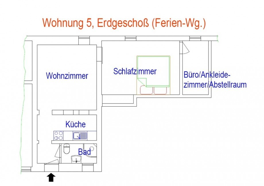 Grundriss Wohnung 5 Mehrfamilienhaus Barver