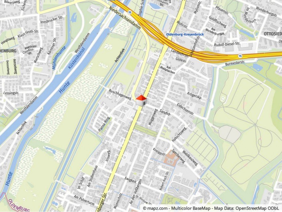 Lage Etagenwohnung Oldenburg