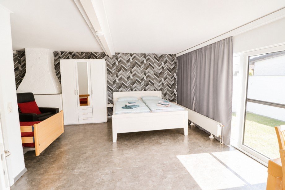 1. Schlafzimmer Ferienhaus Butjadingen / Burhave