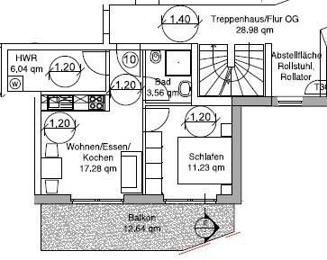 WHG 10 Etagenwohnung Oldenburg / Eversten