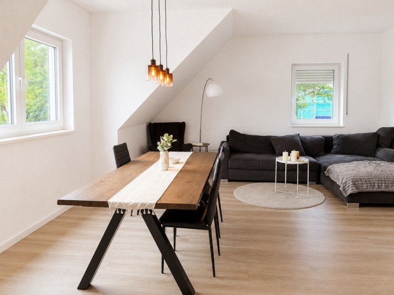 Wohn- und Essbereich Wardenburg Etagenwohnung Gro�z�gige 3-Zimmer Wohnung im 2. Obergeschoss in Wardenburg!