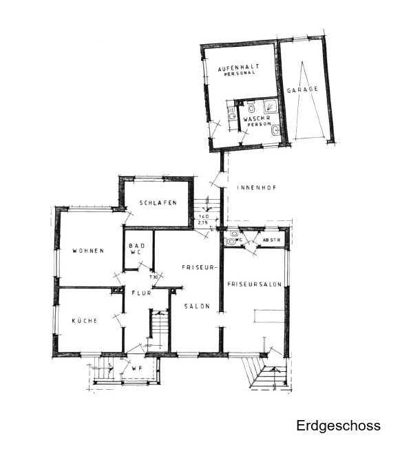 Grundriss EG Zweifamilienhaus Diepholz