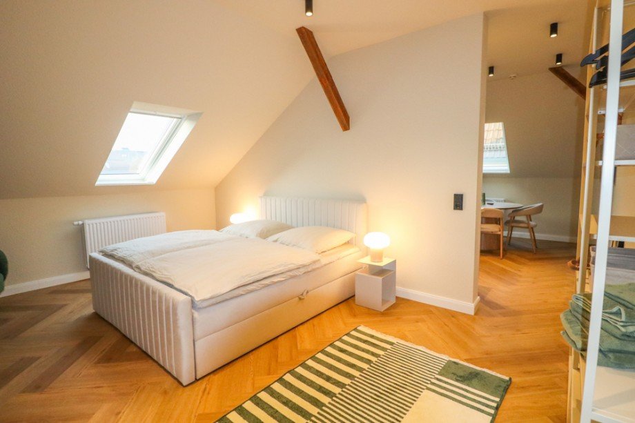 Schlafbereich Dachgeschosswohnung Oldenburg