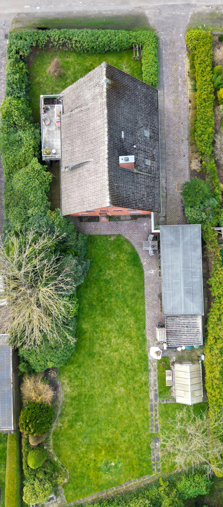 Vogelperspektive Einfamilienhaus Bad Zwischenahn