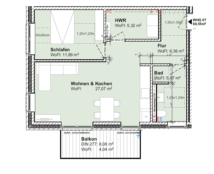 Wohnung 7 Etagenwohnung Brake
