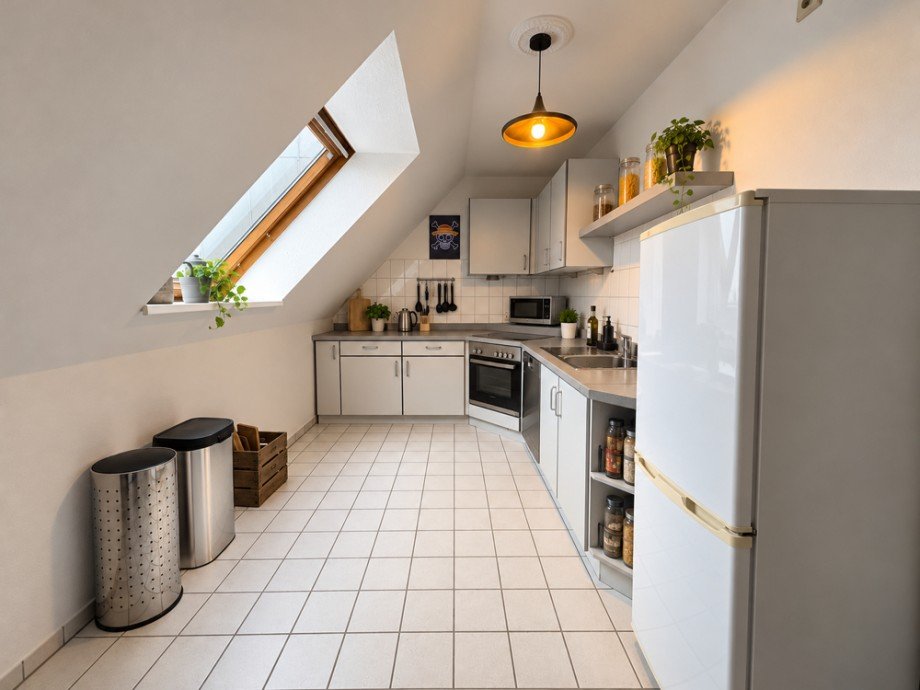 K�che Dachgeschosswohnung Wilhelmshaven