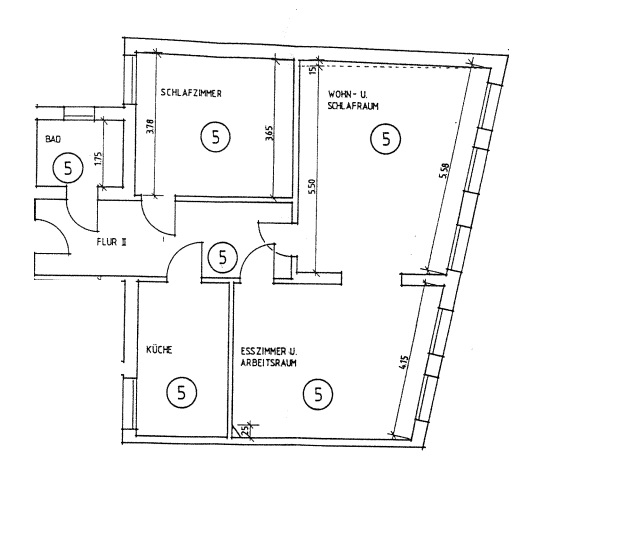 Grundriss Etagenwohnung Oldenburg