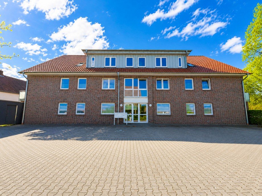 Hinteransicht Dachgeschosswohnung Oldenburg