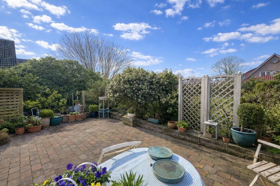 Terrasse Doppelhaush�lfte Bad Zwischenahn