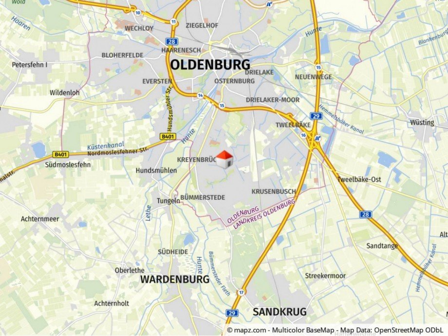 Makrolage Einfamilienhaus Oldenburg