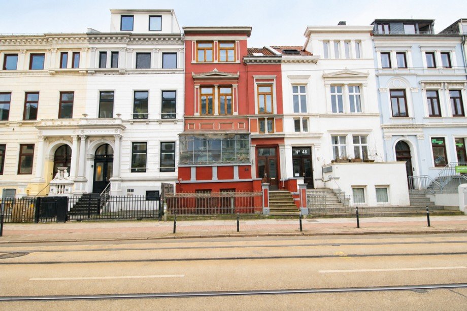 Au�enansicht Souterrainwohnung Bremen