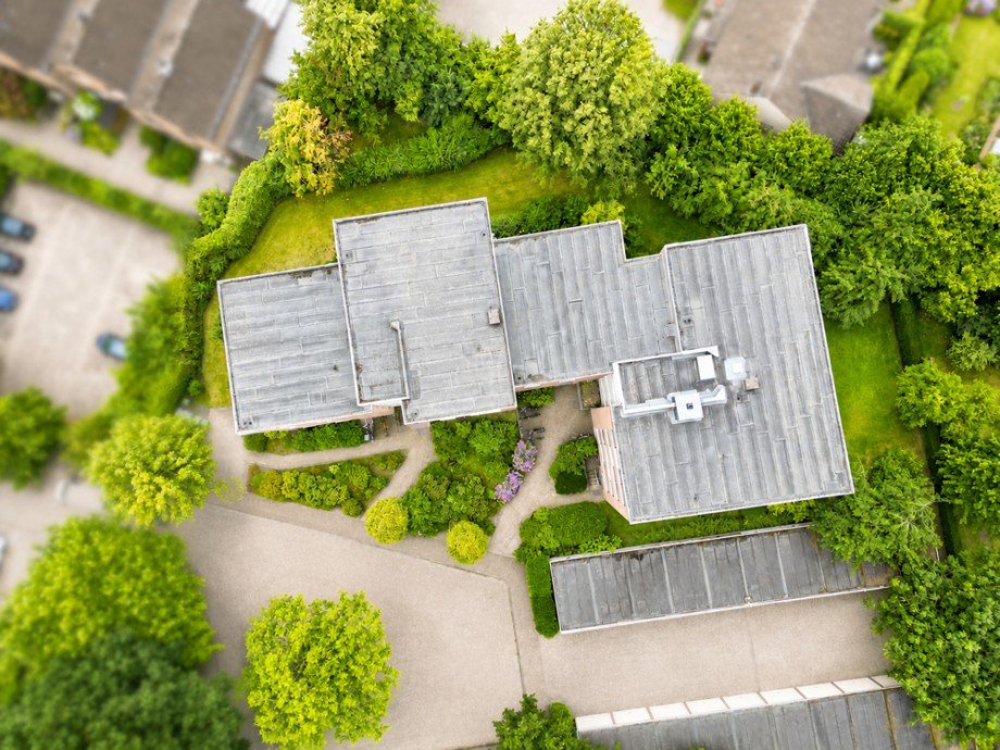 Vogelperspektive Erdgeschosswohnung Oldenburg