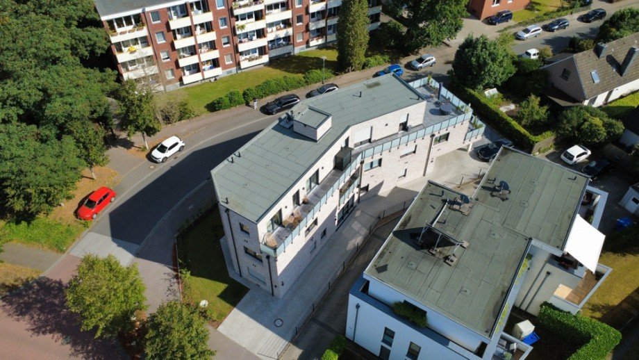 Au�enansicht_Vogelperspektive Mehrfamilienhaus Oldenburg