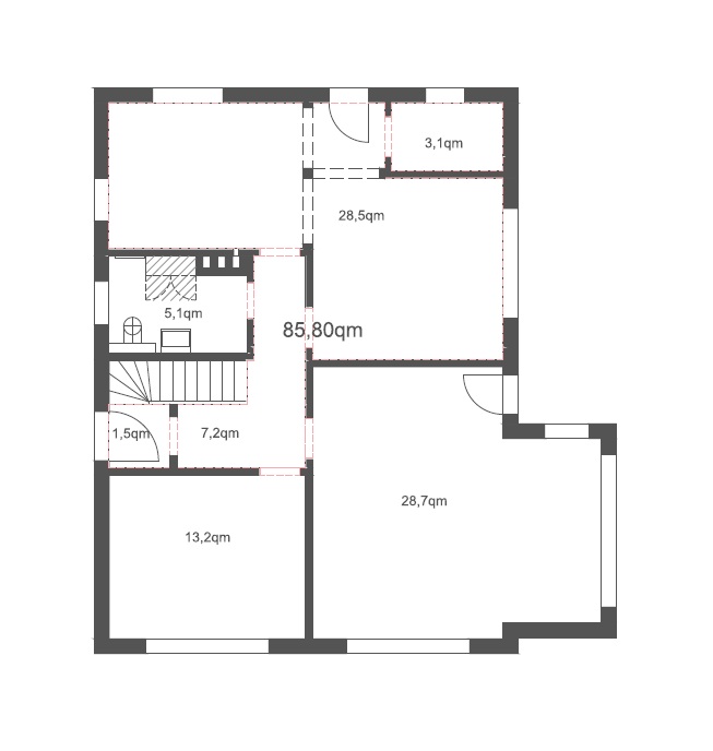 Grundriss EG Einfamilienhaus Bad Zwischenahn