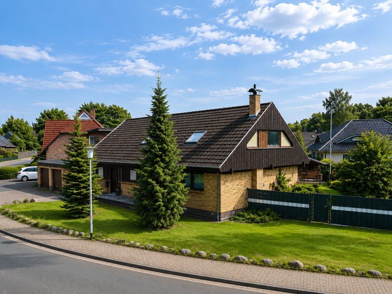 Au�enansicht Oldenburg Einfamilienhaus Viel Platz, viele M�glichkeiten - Wohntraum mit Einliegerwohnung in Oldenburg!