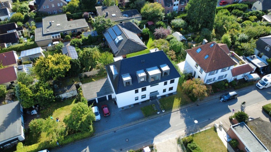 Au�enansicht_Vogelperspektive Mehrfamilienhaus Oldenburg