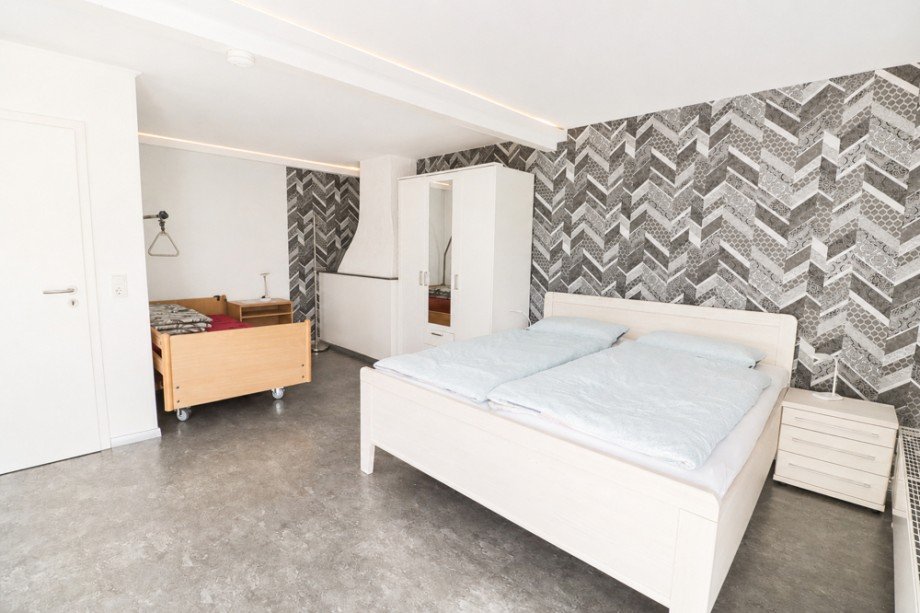 1. Schlafzimmer Ferienhaus Butjadingen / Burhave