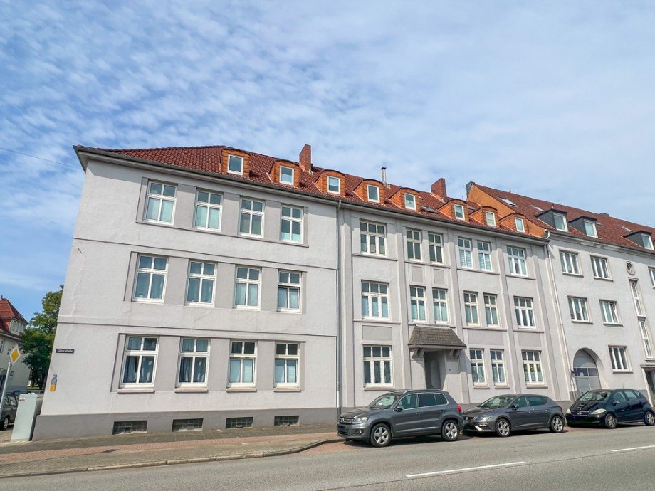 Au�enaufnahme Erdgeschosswohnung Wilhelmshaven