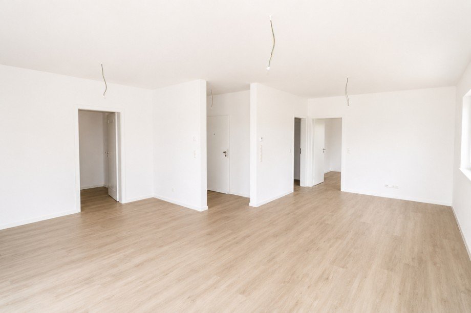 Wohn- und Essbereich Dachgeschosswohnung Schortens