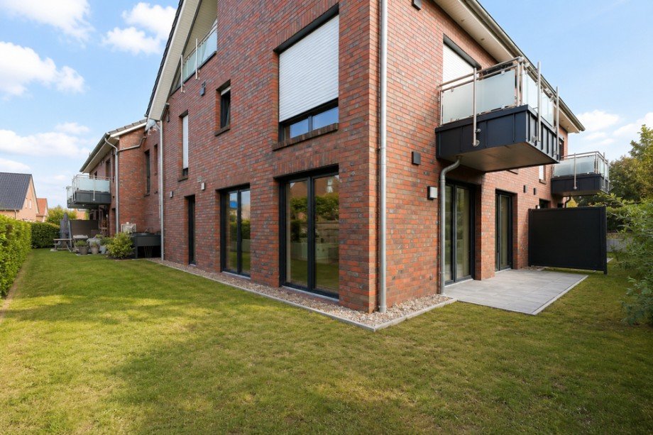 Terrasse und Gartenanteil Erdgeschosswohnung Hude
