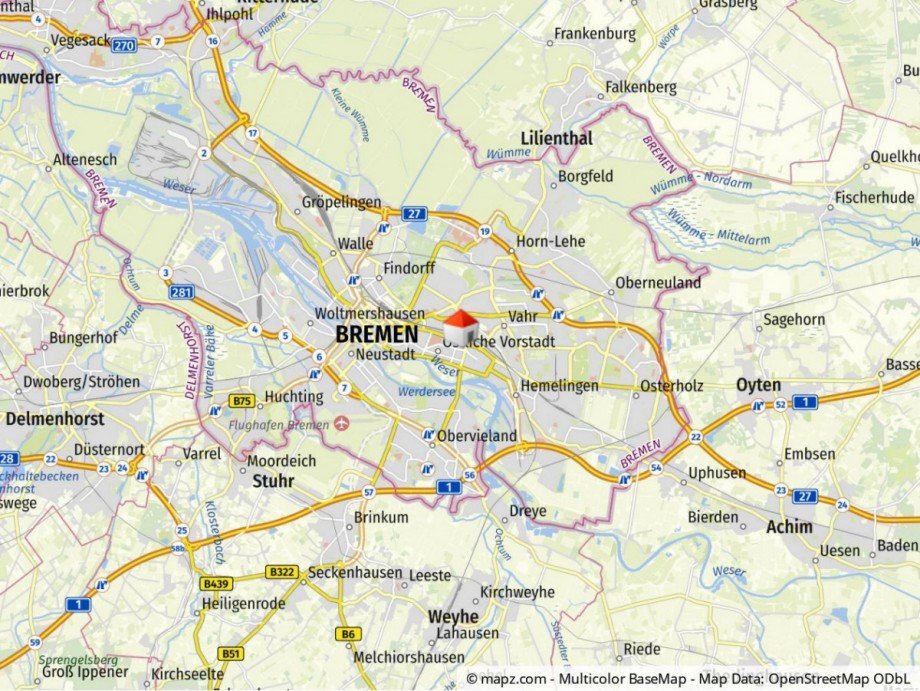 Makrolage Reihenmittelhaus Bremen