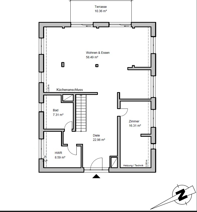 EG Grundriss Resthof Oldenburg (Oldenburg) / Donnerschwee