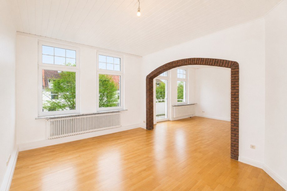Wohn- und Essbereich Etagenwohnung Wilhelmshaven