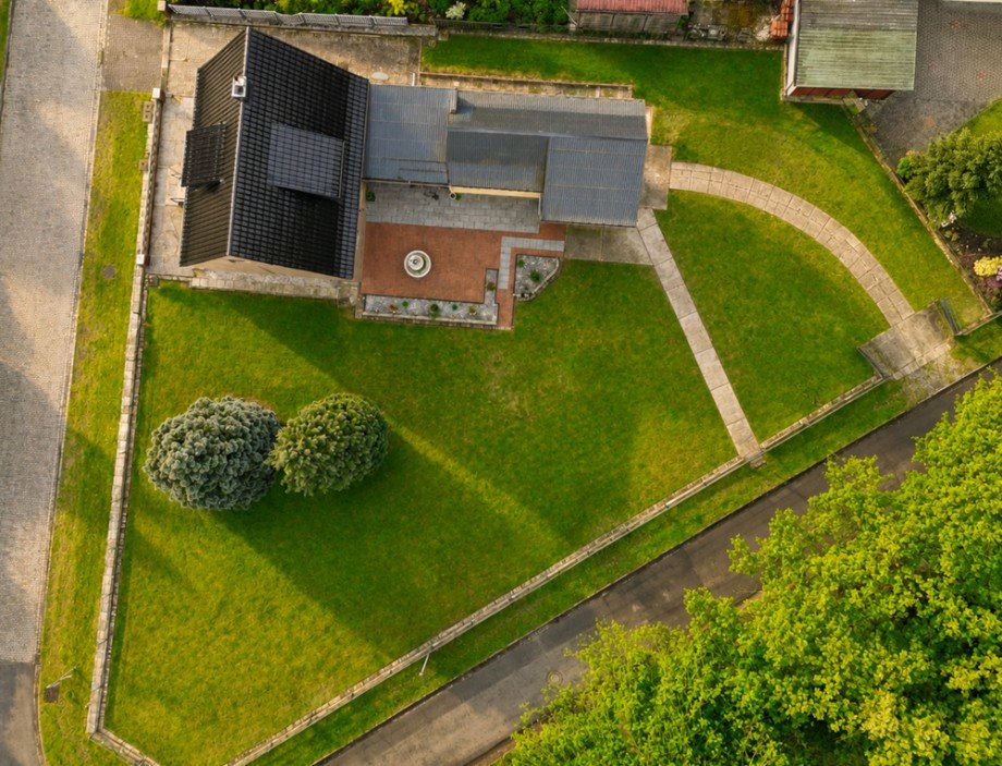 Vogelperspektive Einfamilienhaus Barnstorf