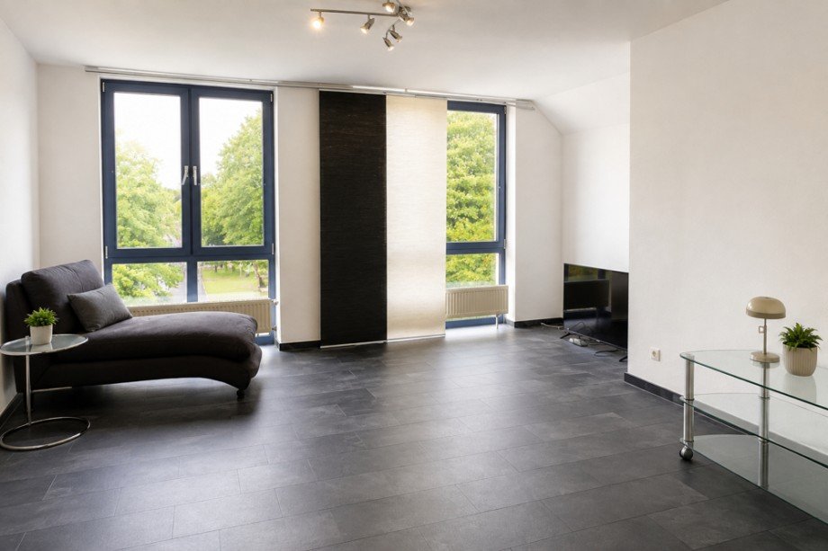 Wohnzimmer Dachgeschosswohnung Wilhelmshaven