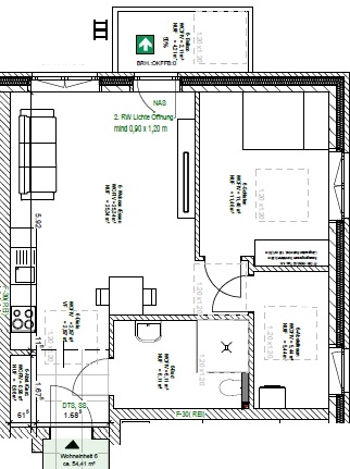 Wohnung Nr. 6 Wohnung Schortens