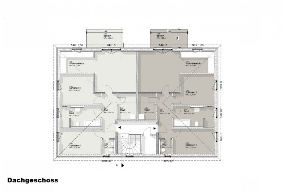 Dachgeschoss Mehrfamilienhaus Oldenburg