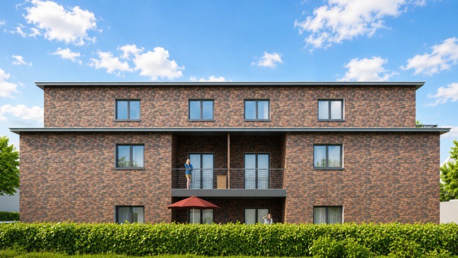 Visualisierung_Au�enansicht Wohnung Schortens