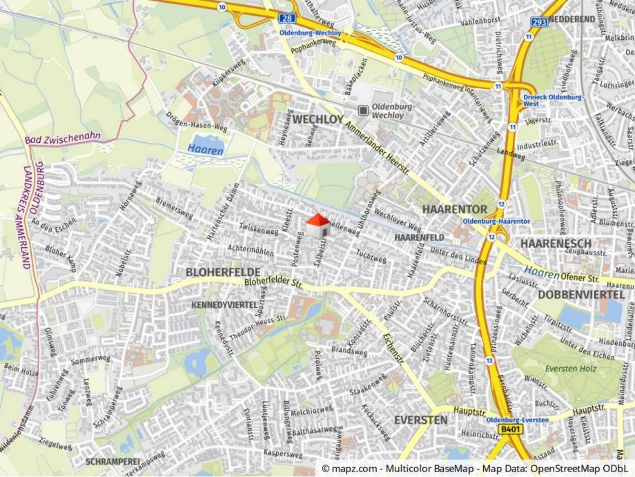 Mikrolage Etagenwohnung Oldenburg