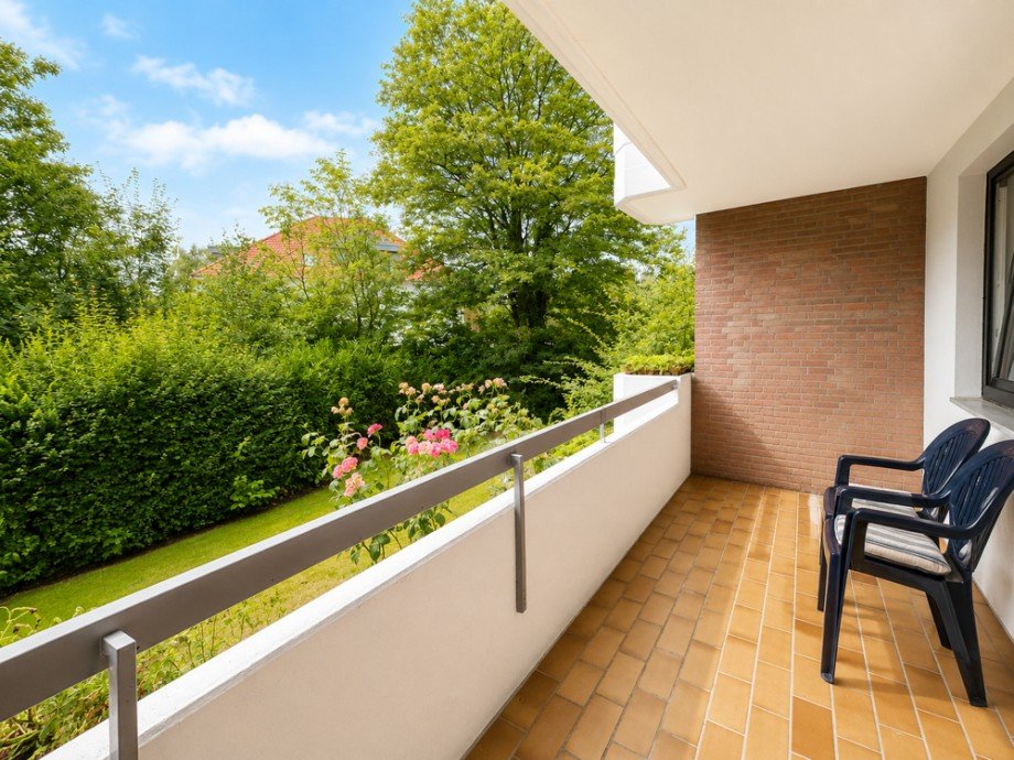 Loggia Erdgeschosswohnung Oldenburg