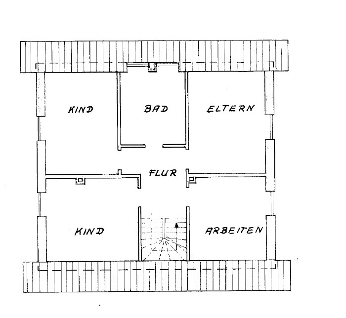 Grundriss_Obergeschoss Einfamilienhaus Hatten
